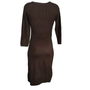 The Limited Brown Small Sweater Dress